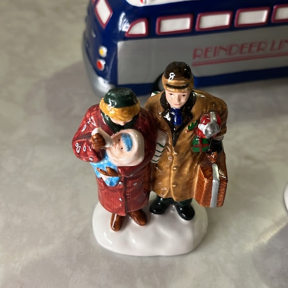 Dept 56 A Ride on the Reindeer Lines Set of 3 Figures Snow Village #54875 w/box - Picture 9 of 14